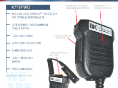 BKR0204 Speaker mic